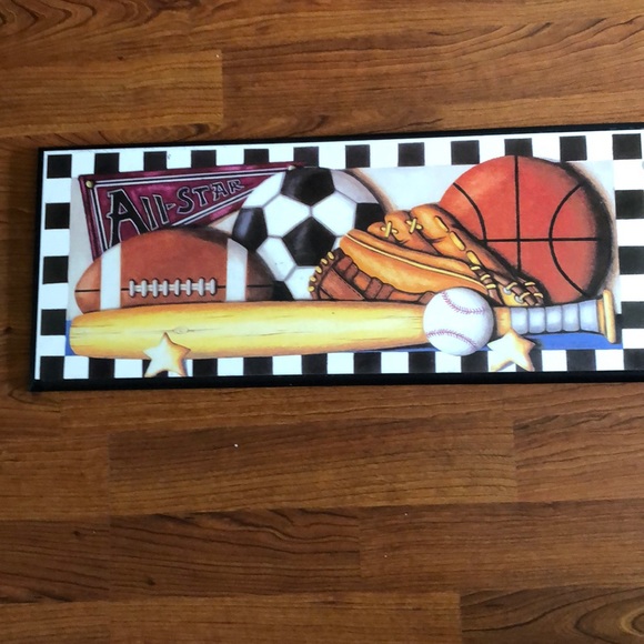 All Star wooden picture collage. - Picture 2 of 4